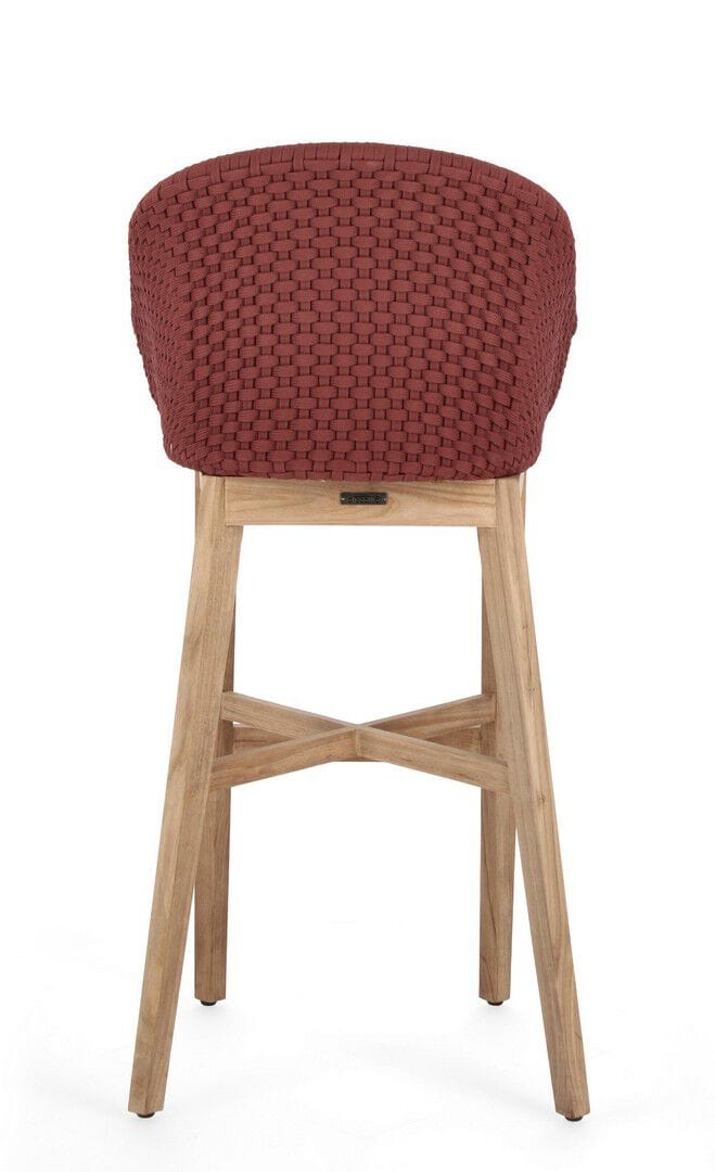 Высокий веревочный садовый стул с подставкой для ног BIZZOTTO Coachella ARCH-00132618 - Вид №8