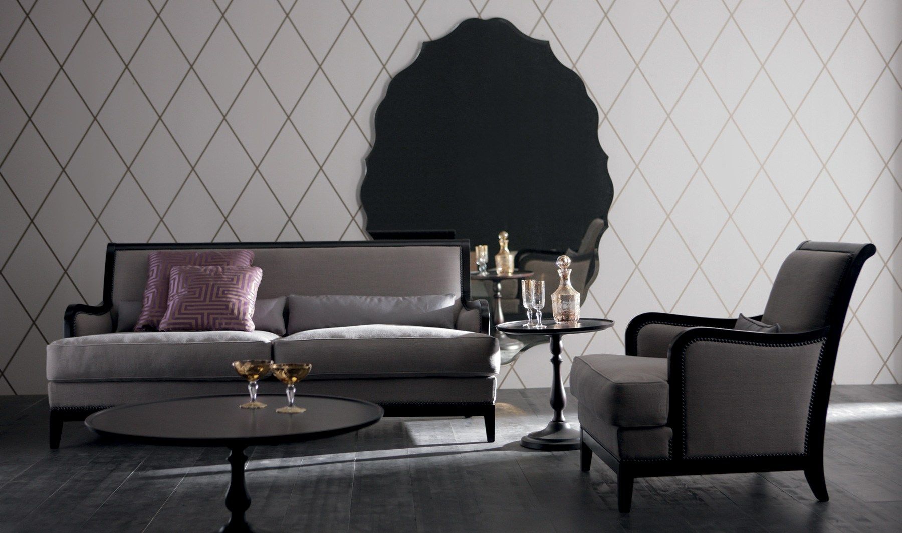 Тканевое кресло с подлокотниками OPERA CONTEMPORARY Себастьян ARCH-00037324 - Вид №2