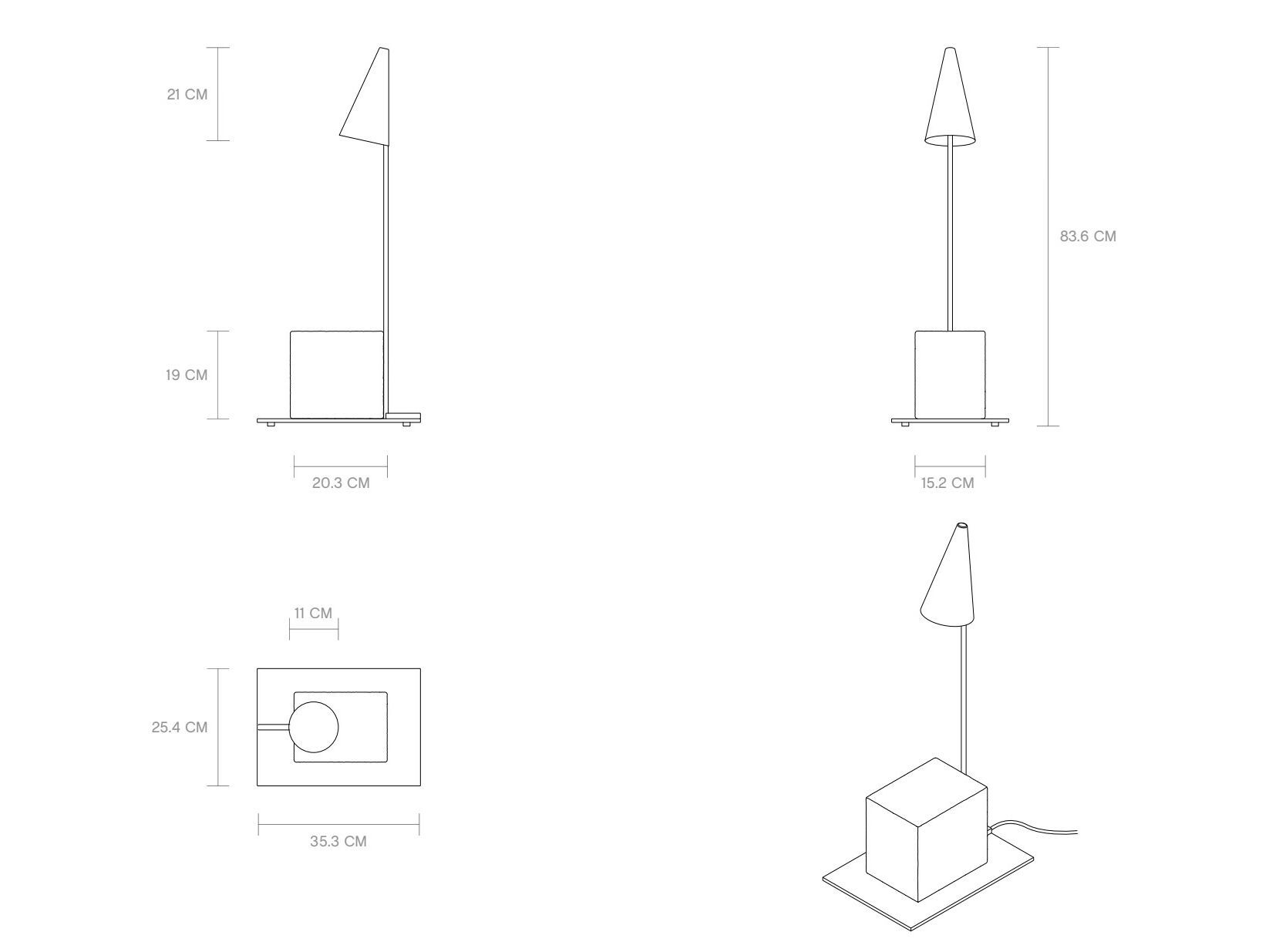 Настольная лампа Phantom Hands Джеффри Бава ARCH-00091675 - Вид №4
