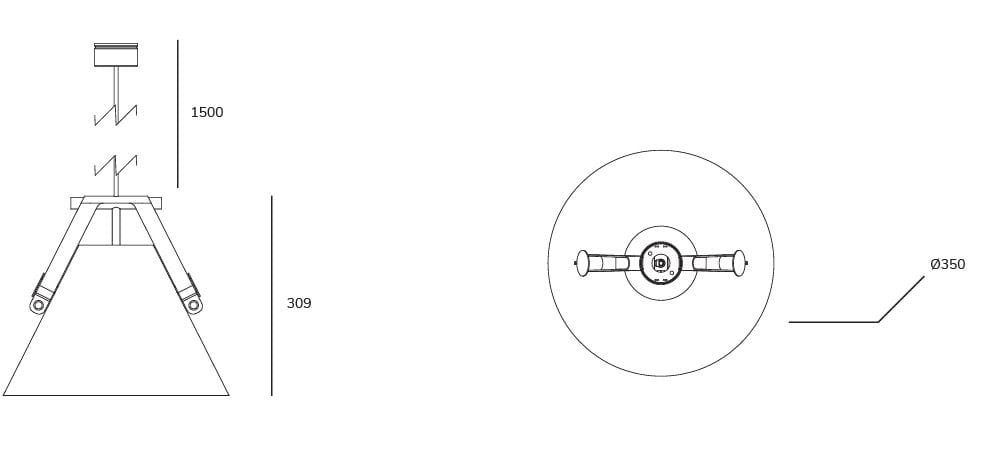 Алюминиевый подвесной светильник Exporlux BAG SU ARCH-00014668 - Вид №3