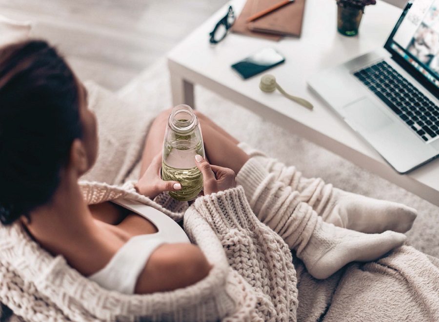 11640159 Бутылка для фруктовой воды h2o розовая Guzzini  - Вид №2