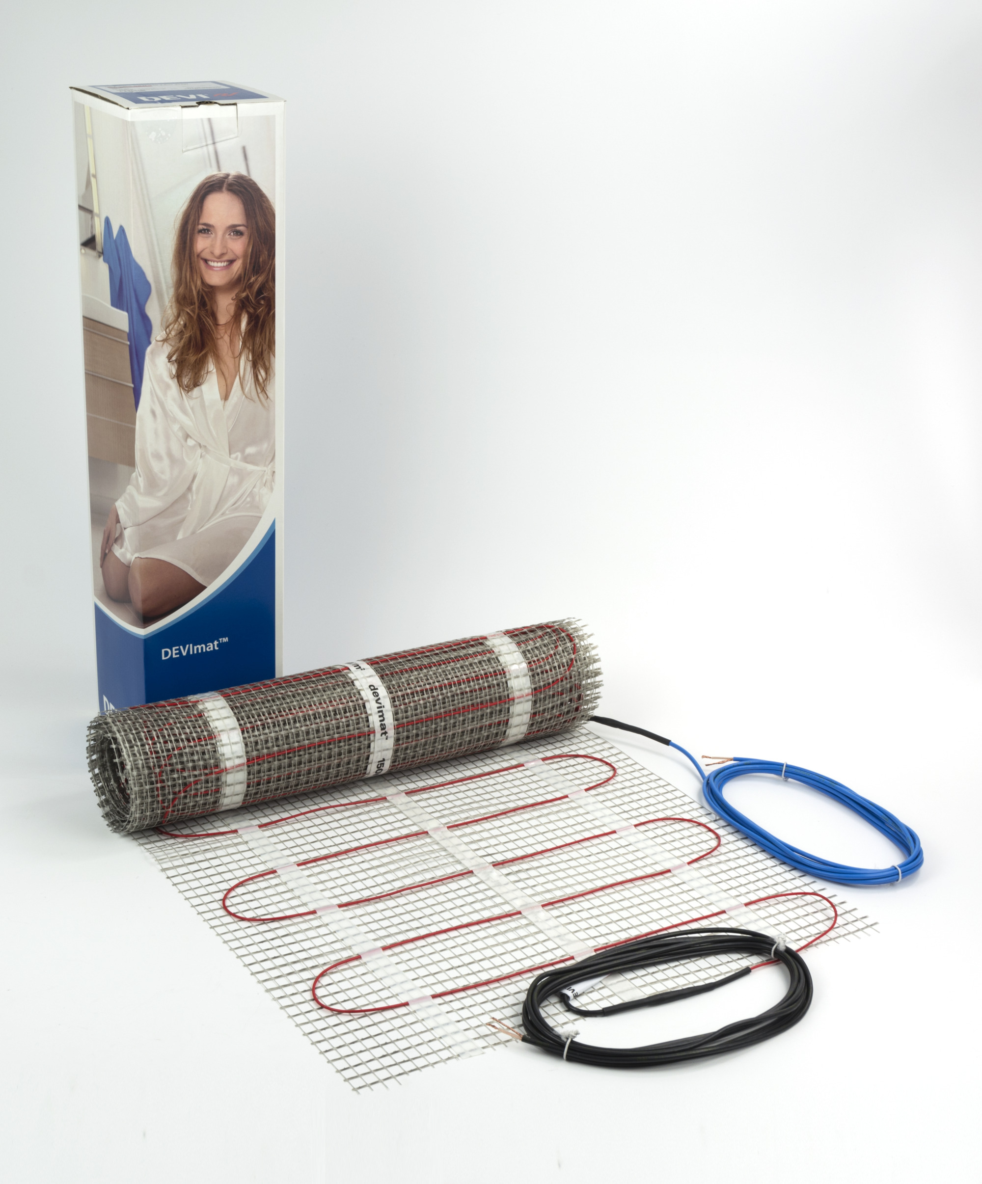 Danfoss DEVIheat™ 150S — одножильные нагревательные маты для теплого пола под плитку DEVIheat 150S мат 225Вт 230В 0.5 х 3м 140F0330  - Вид №14