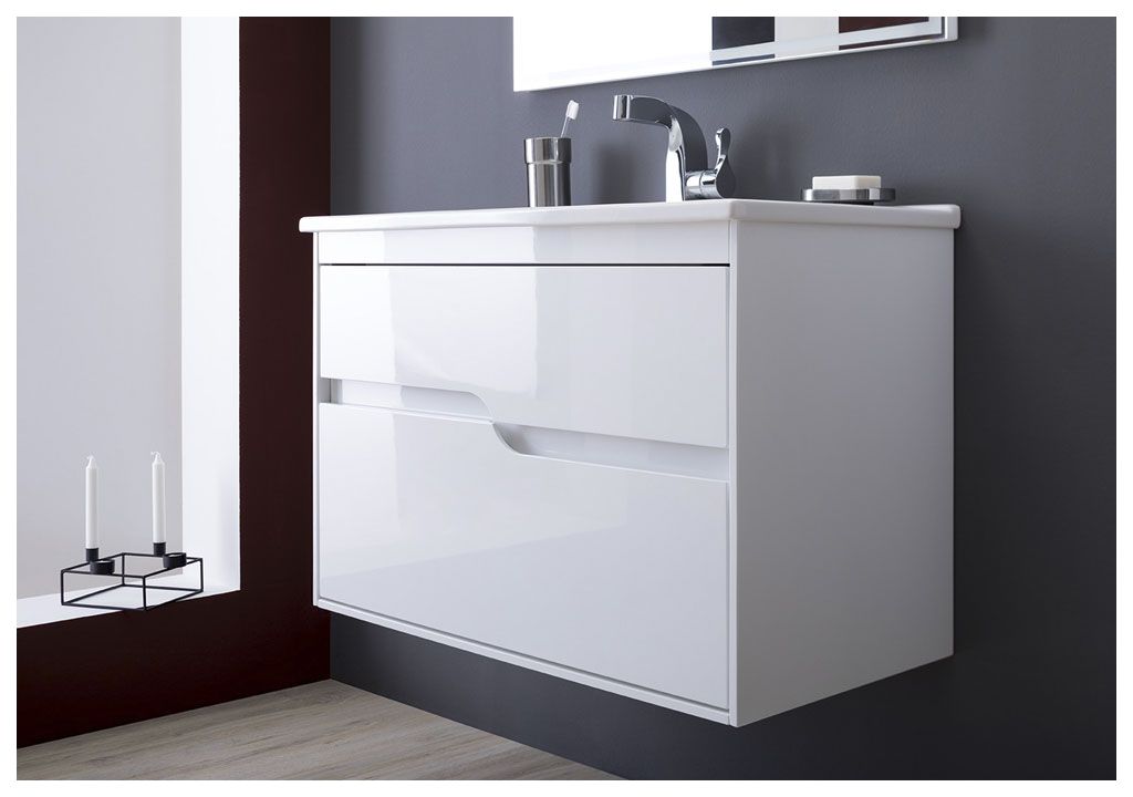 Мебель для ванной Aquanet Модена 85 белый 00199305 - Вид №6