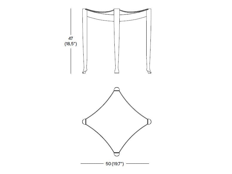 Низкий табурет из ясеня BD Barcelona Гаулино ARCH-00132437 - Вид №8