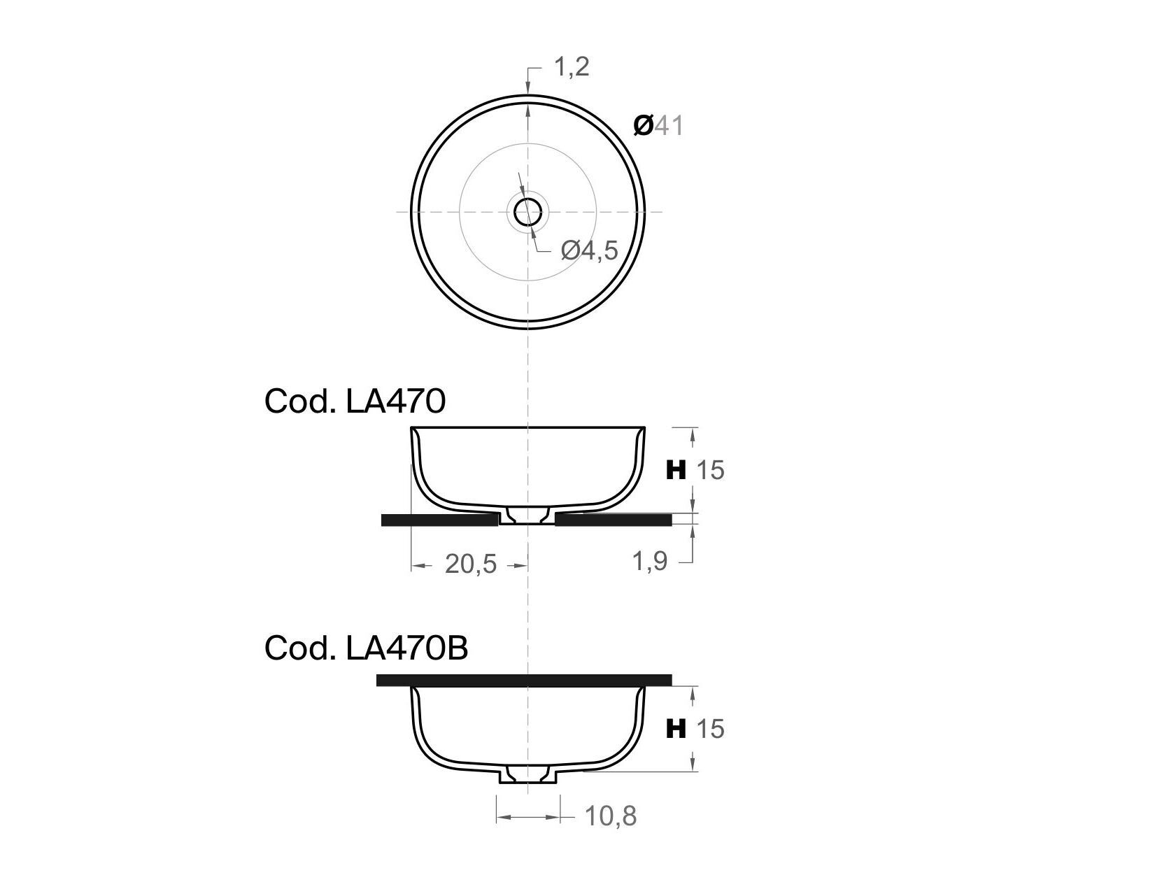 Круглая столешница из Corian® Inbani CERCLO ARCH-00111566 - Вид №3