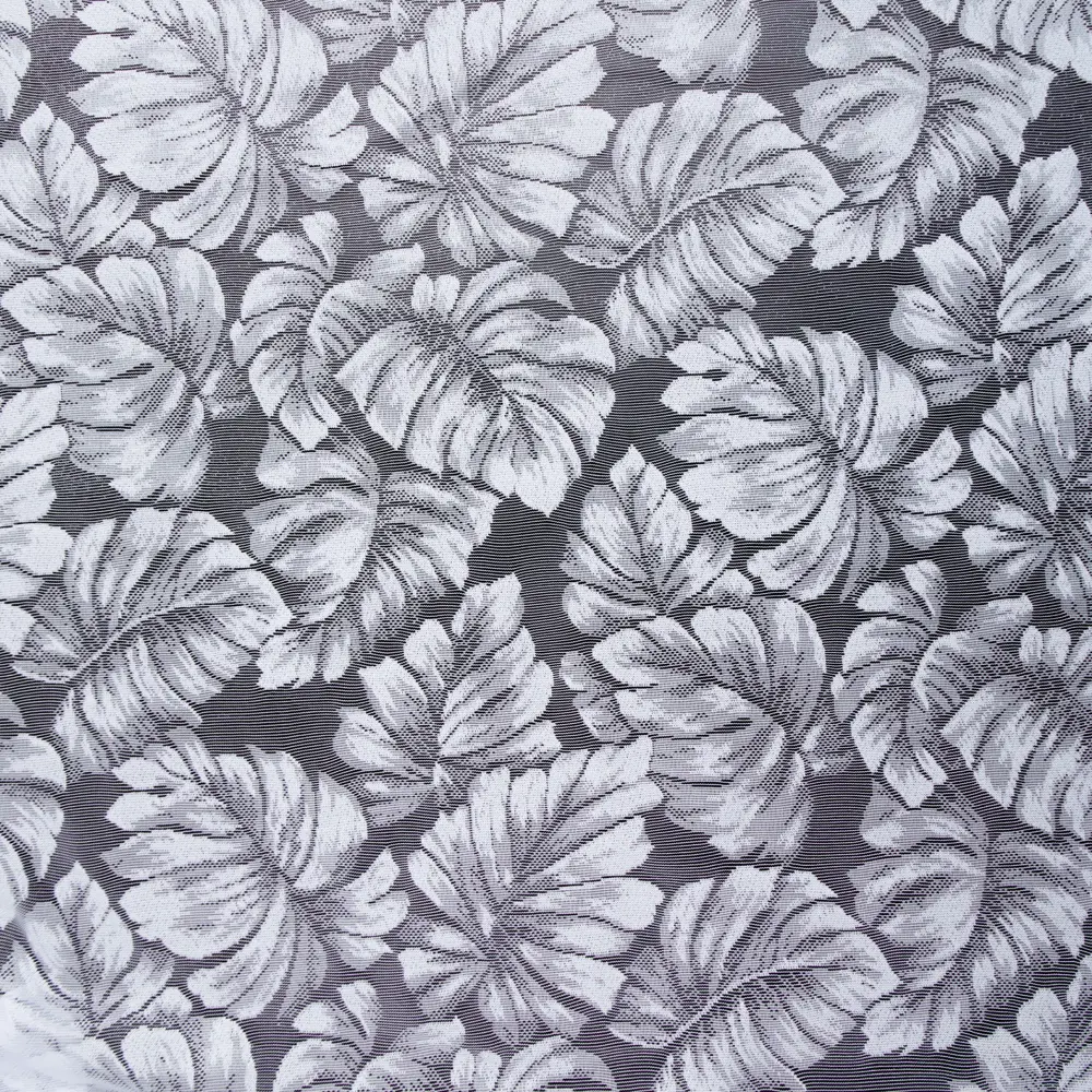 Тюль 1 м/п Листья жаккард 210 см цвет белый TEX REPUBLIC STLM-2142736 - Вид №2