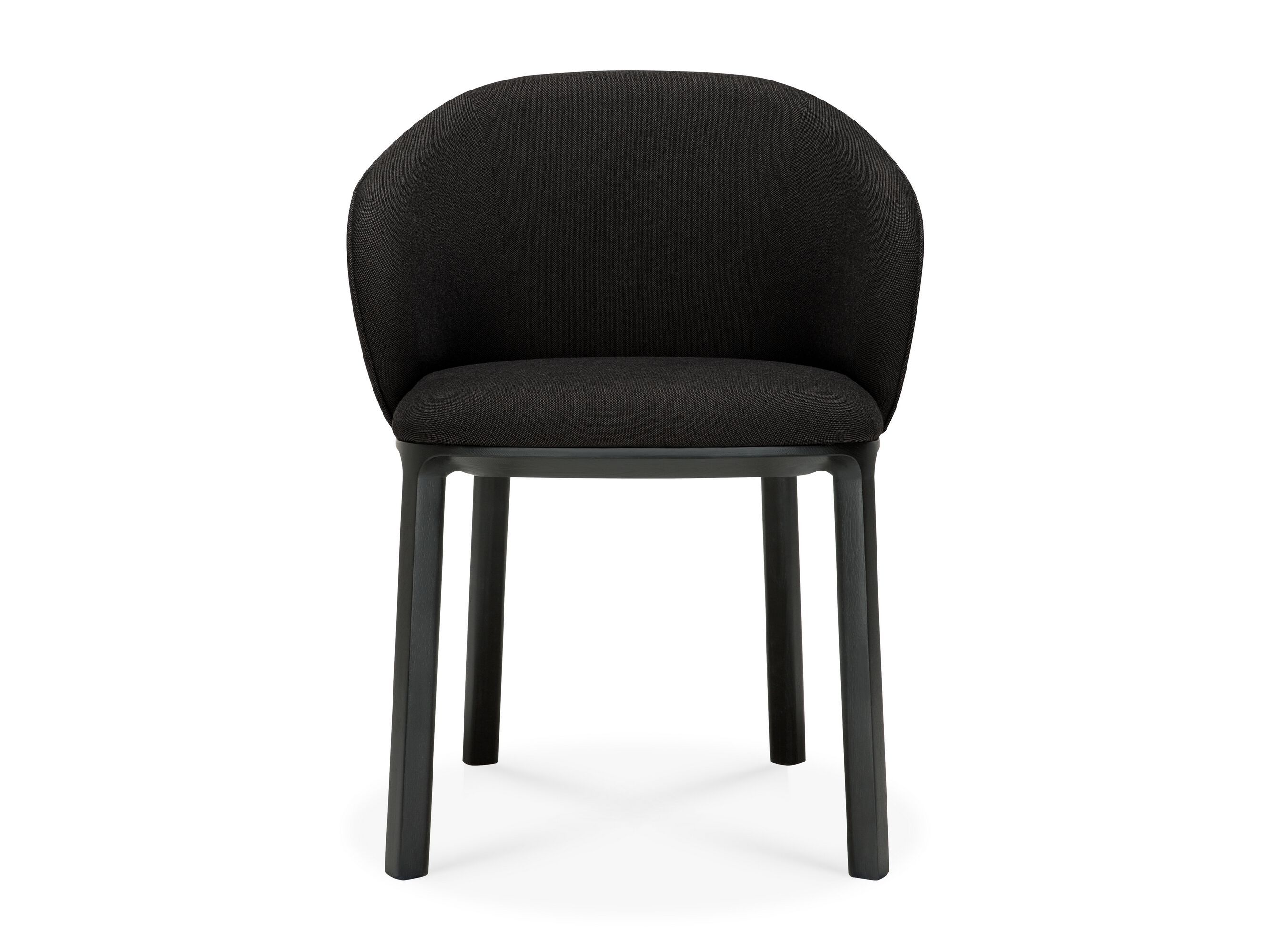 Мягкий стул из ткани Ethnicraft UNDA CHARCOAL ARCH-00021494 - Вид №1