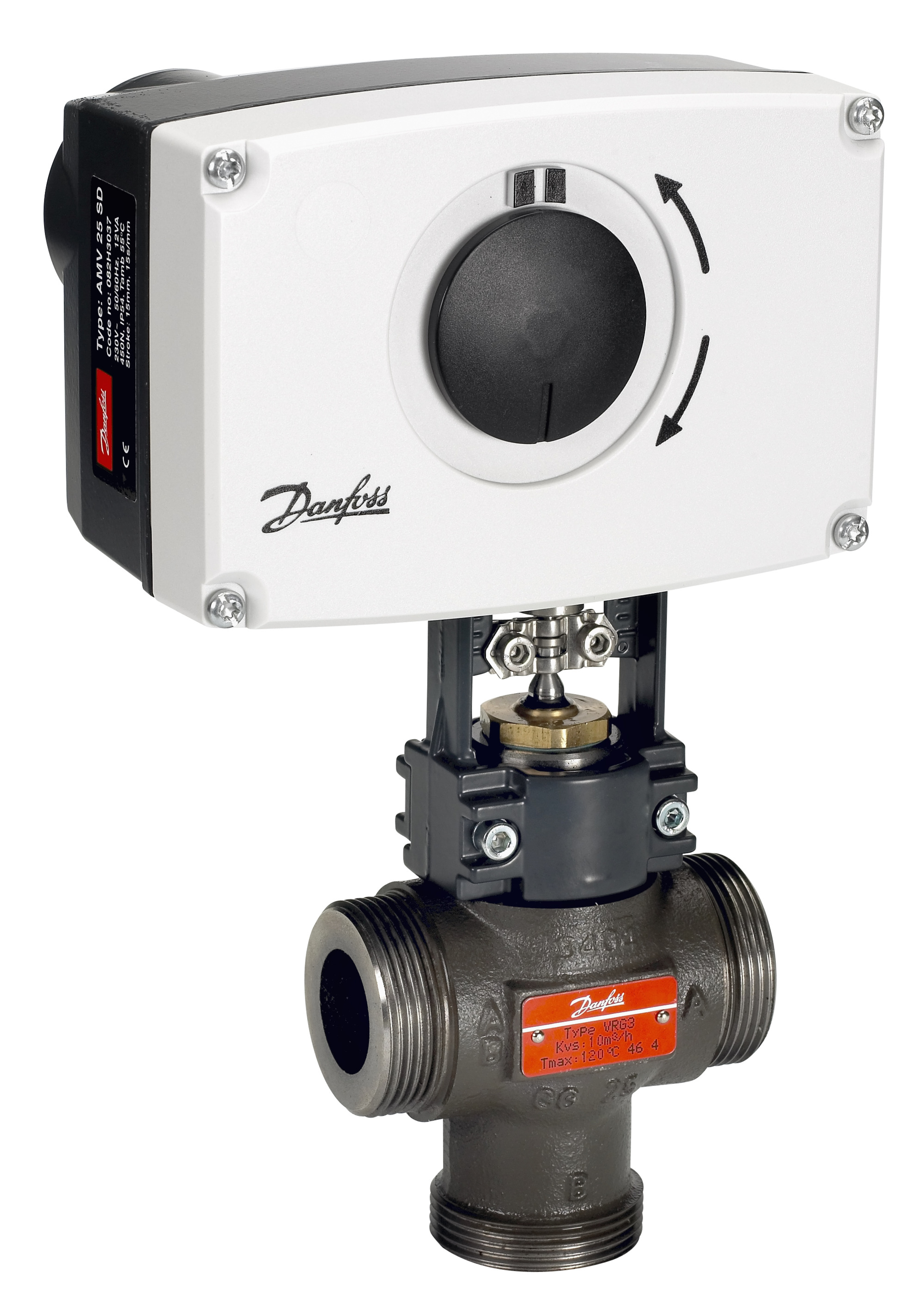 Danfoss Редукторные электроприводы с трехпозиционным управлением Электропривод импульсный AMV 86 230В 082G1461  - Вид №57