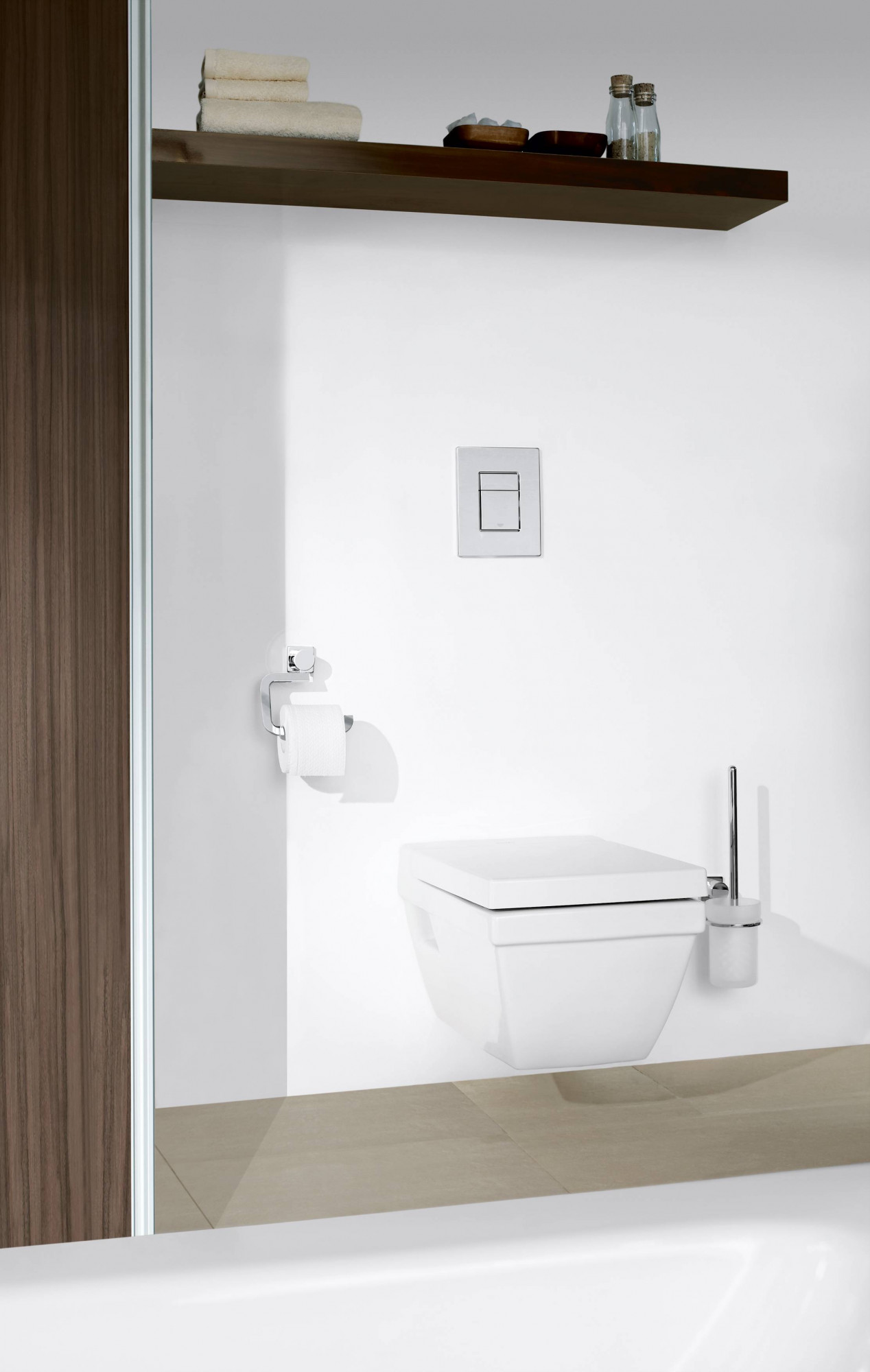 Держатель для туалетной бумаги GROHE Allure без крышки, хром (40279000)