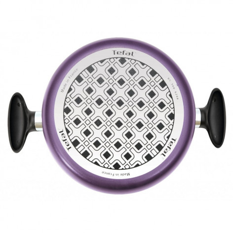 04166322 Кастрюля/ кастрюля cook right, черная смородина, 22 см, 3,5 л, с крышкой Tefal Santreyd  - Вид №3