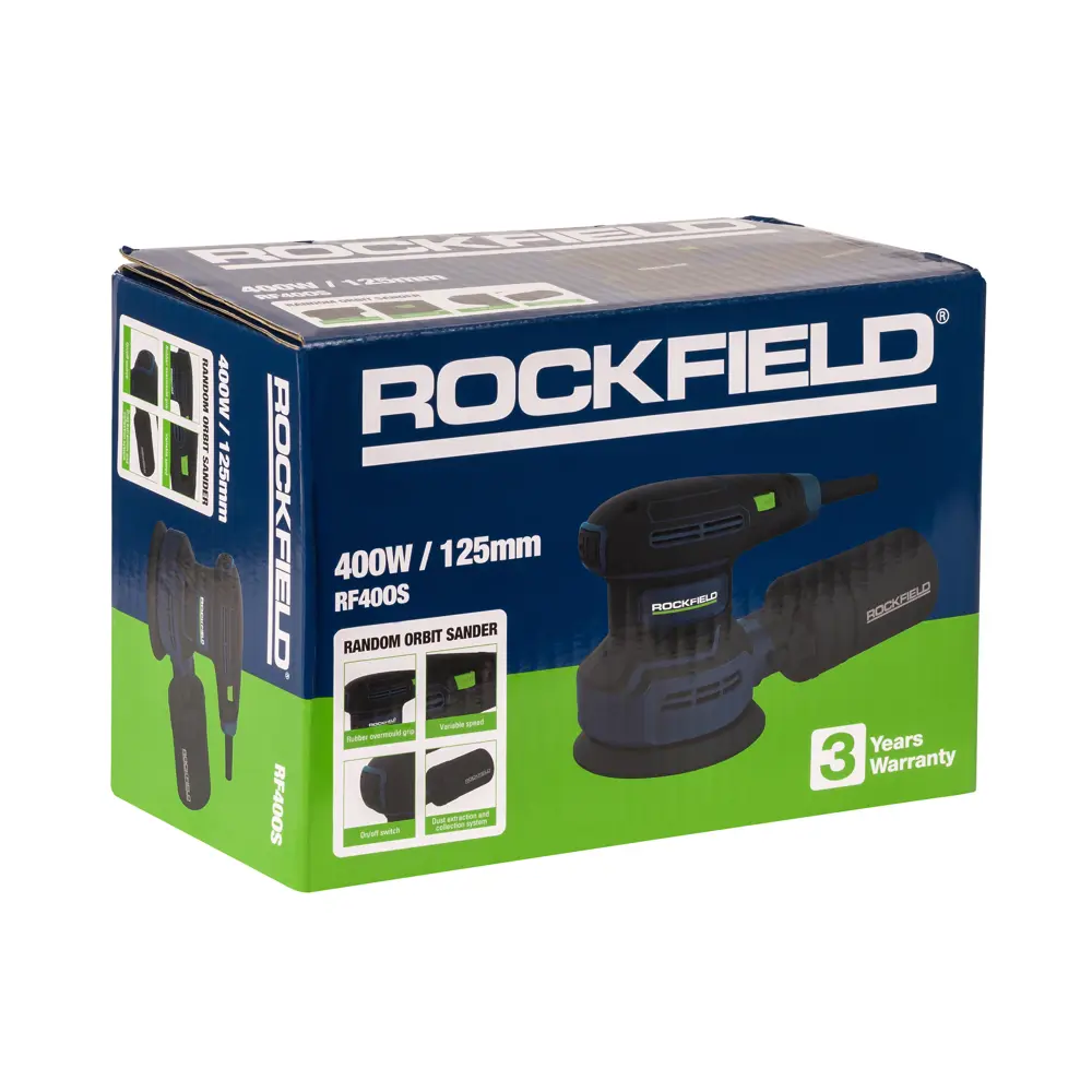 Эксцентриковая шлифмашина Rockfield RF40OS для профессиональной обработки поверхностей 89366510 STLM-0841087 - Вид №9