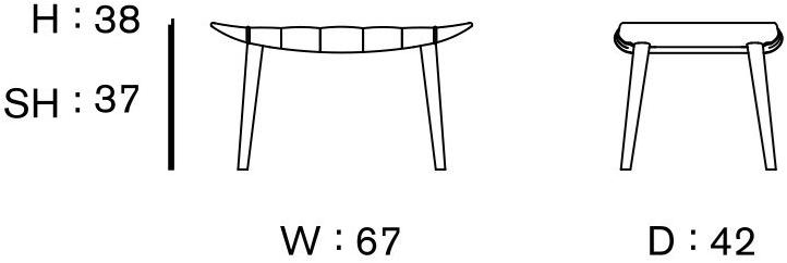 Ritzwell & Co. Подставка для ног из кожи Rivage sun-id-1491774 - Вид №3