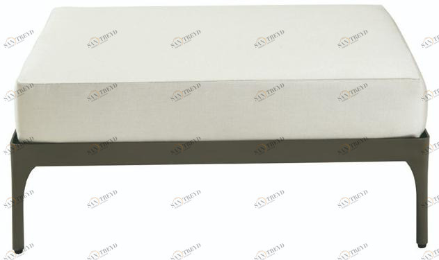 Ethimo Низкий садовый стул с обивкой Infinity Ifpu2_0t