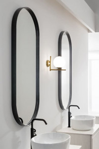 Graffiti ovale Arcombagno Specchiere Зеркала для ванной