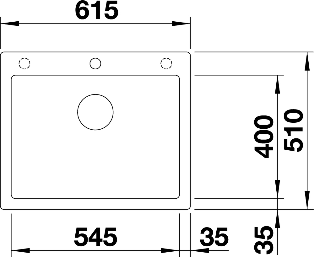 521688 Кухонная мойка Blanco Pleon 6 кофе  Blanco Pleon Кофе - Вид №10