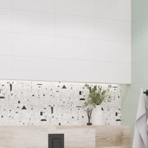 Плитка настенная LB Ceramics Моана 19.8x39.8 см 1.81 м² матовая цвет белый 84874807 STLM-2130830