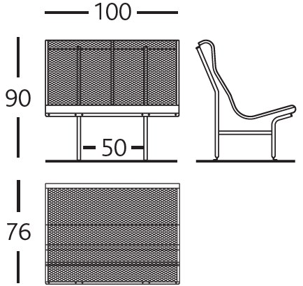BD Barcelona Design Модульная скамья из стали sun-id-1454344 - Вид №8