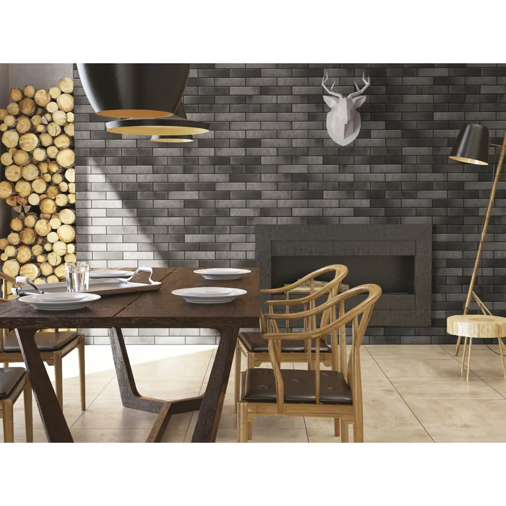 Плитка клинкерная Cerrad Retro brick серый 0.6 м² STLM-2169449 - Вид №2