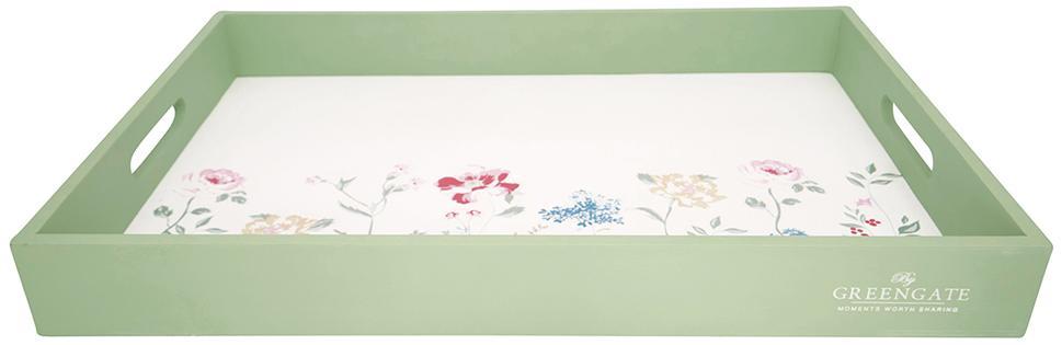 Поднос Thilde white 31х45 см Greengate WOOTRALTHL0102