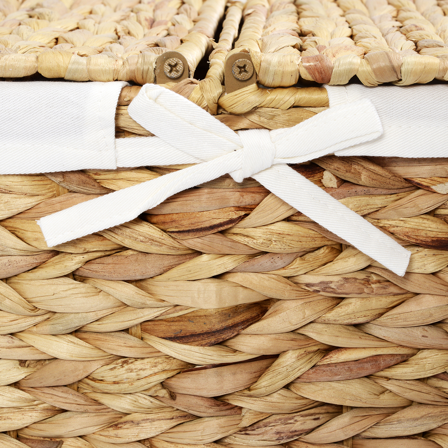 WB-610-L Dill Плетеная корзина для белья с крышкой WasserKRAFT  - Вид №3