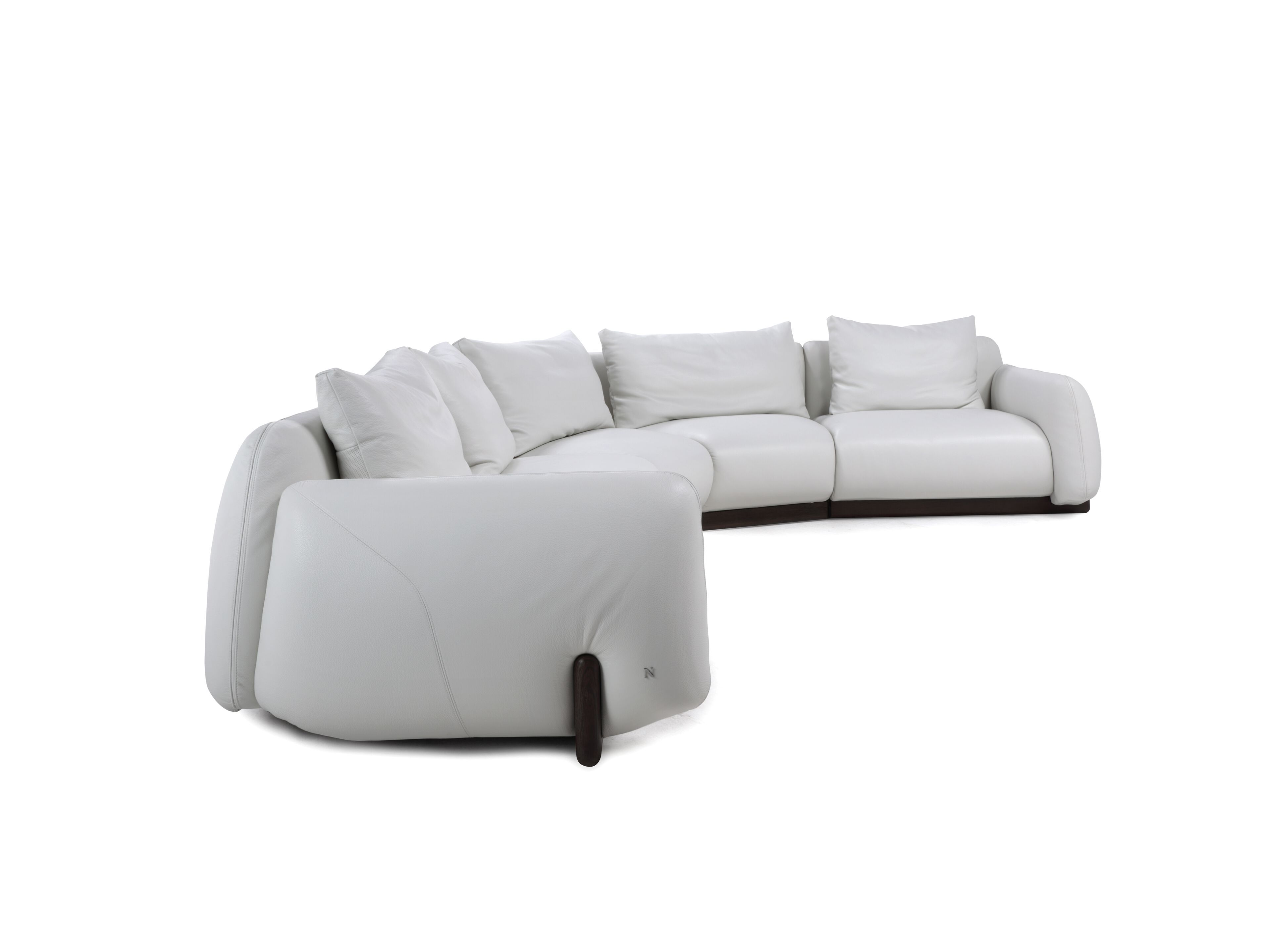 Кожаный угловой диван Natuzzi Italia Mirai ARCH-00042301 - Вид №1