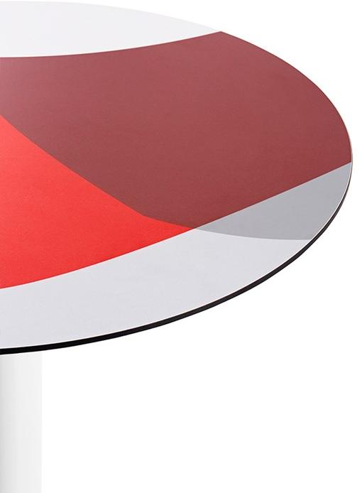 Diabla Круглый высокий стол из ламината Abstrakt mona sun-id-1476506 - Вид №2