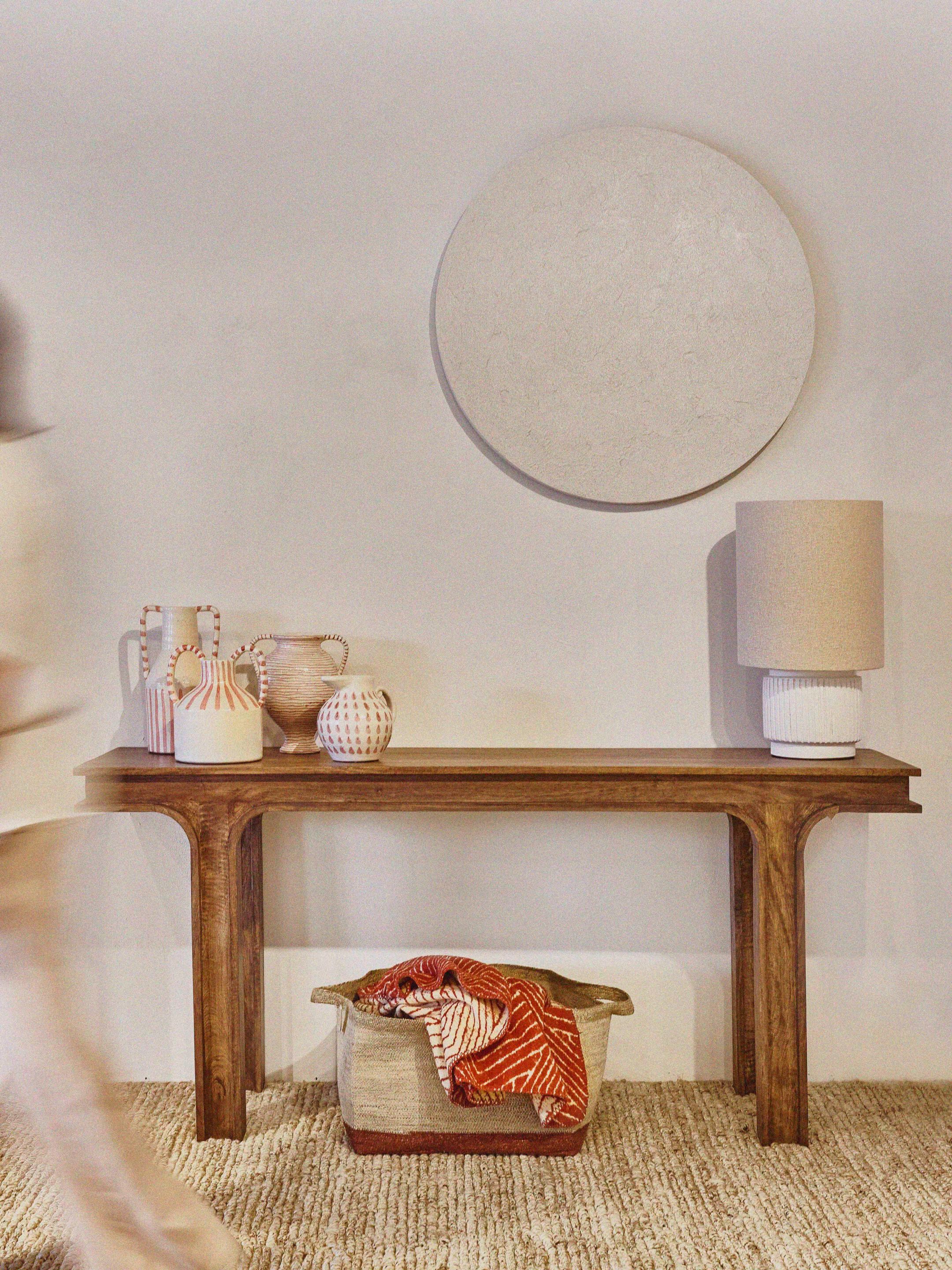 Прямоугольная консоль из манго POMAX MONTAGU ARCH-00010700