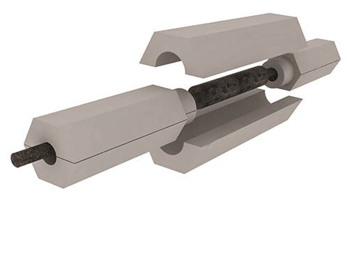 Огнеупорная чаша из силиката кальция для рулевых тяг Promat by etex PROMATUBE®-A ARCH-00074713