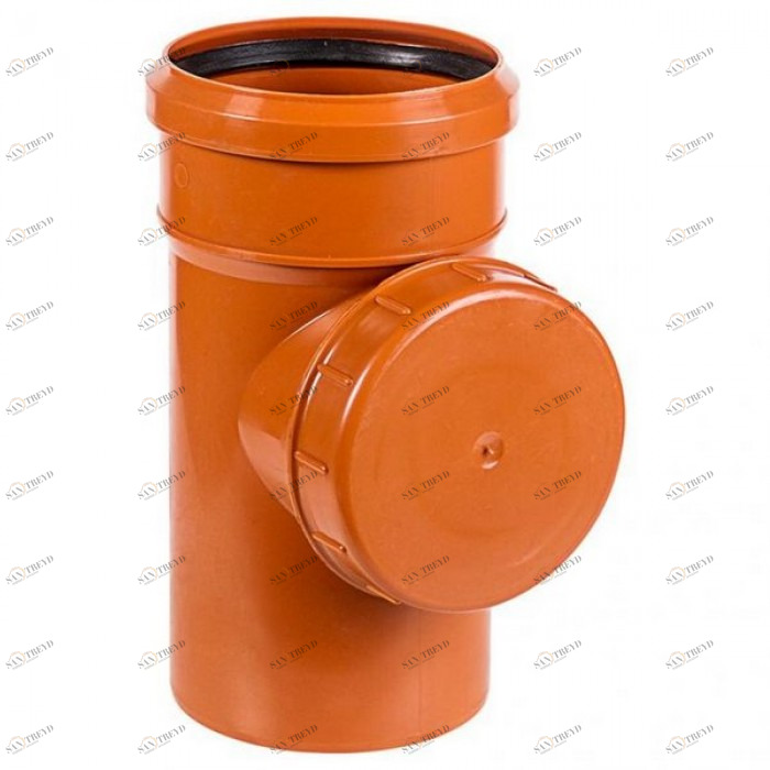 Ревизия для наружный канализации 160мм рыжая Политек 6402