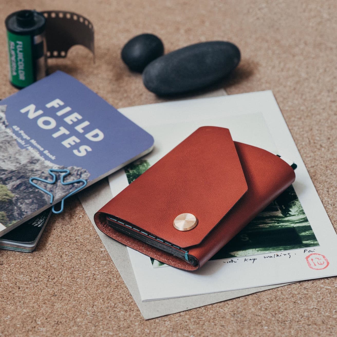 W103COGN Денежный кошелек - Коньяк Wingback  - Вид №3