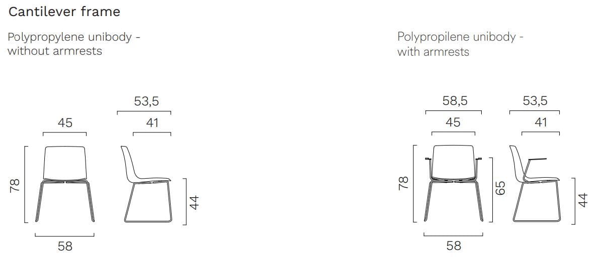 Пластиковый стул с мягким сиденьем FREZZA Yo Plastic ARCH-00126329 - Вид №2
