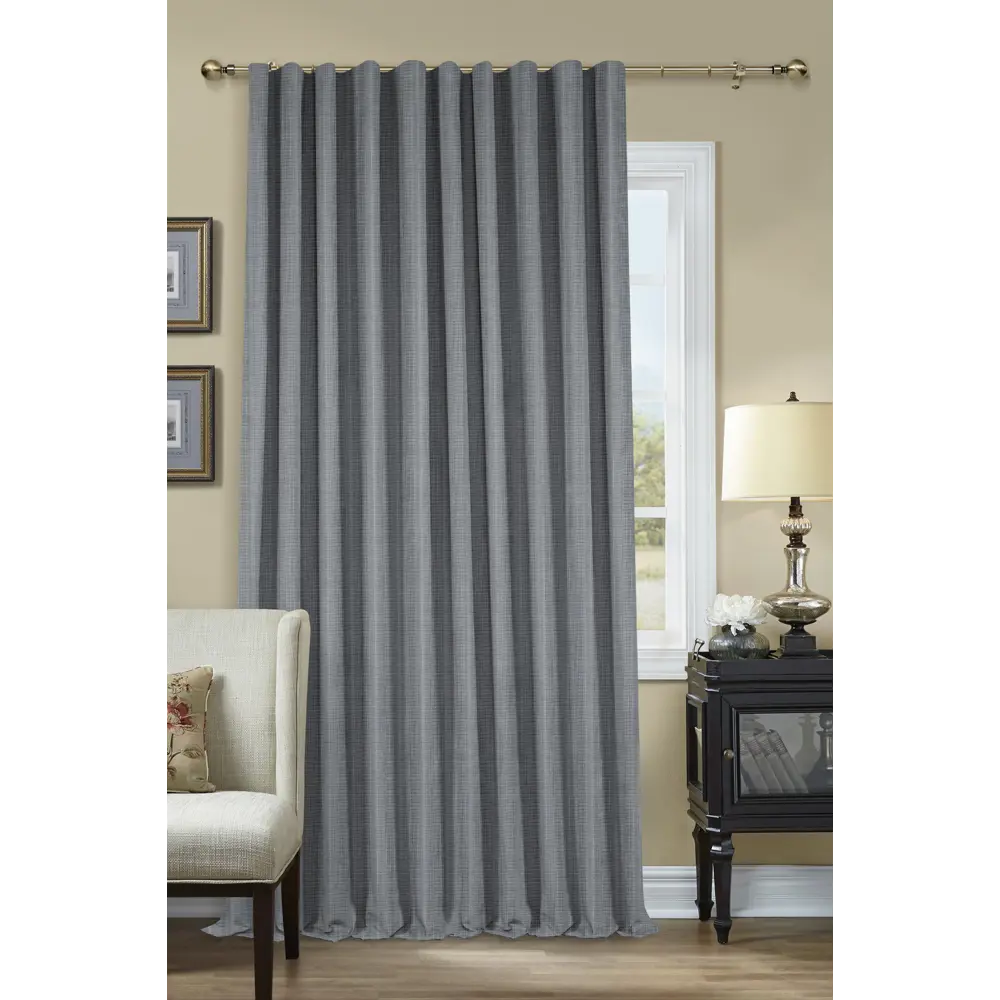 Штора на ленте Соренто 200x280 см цвет серый MIAMOZA STLM-2100926 - Вид №4