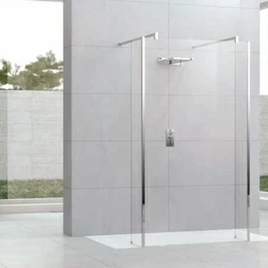 Novellini. Душевой уголок 155x90 см H5 с хромированным профилем KUADRA