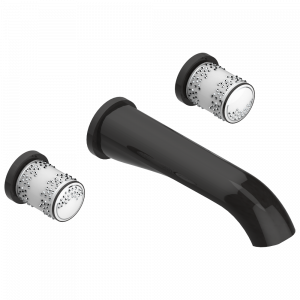 U8A-40SGB Внешняя часть смесителя встраиваемого в стену для раковины на три отверстия с изливом СУПЕР ГОЛИАФ- без выпуска Thg-paris Wedding Покрытие PVD бронза