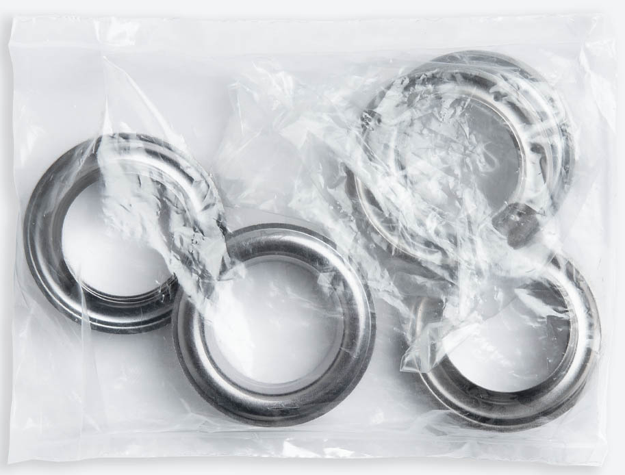 84775068 Люверс металлический 40 мм цвет серый 10 шт. STLM-0055015 Santreyd  - Вид №3