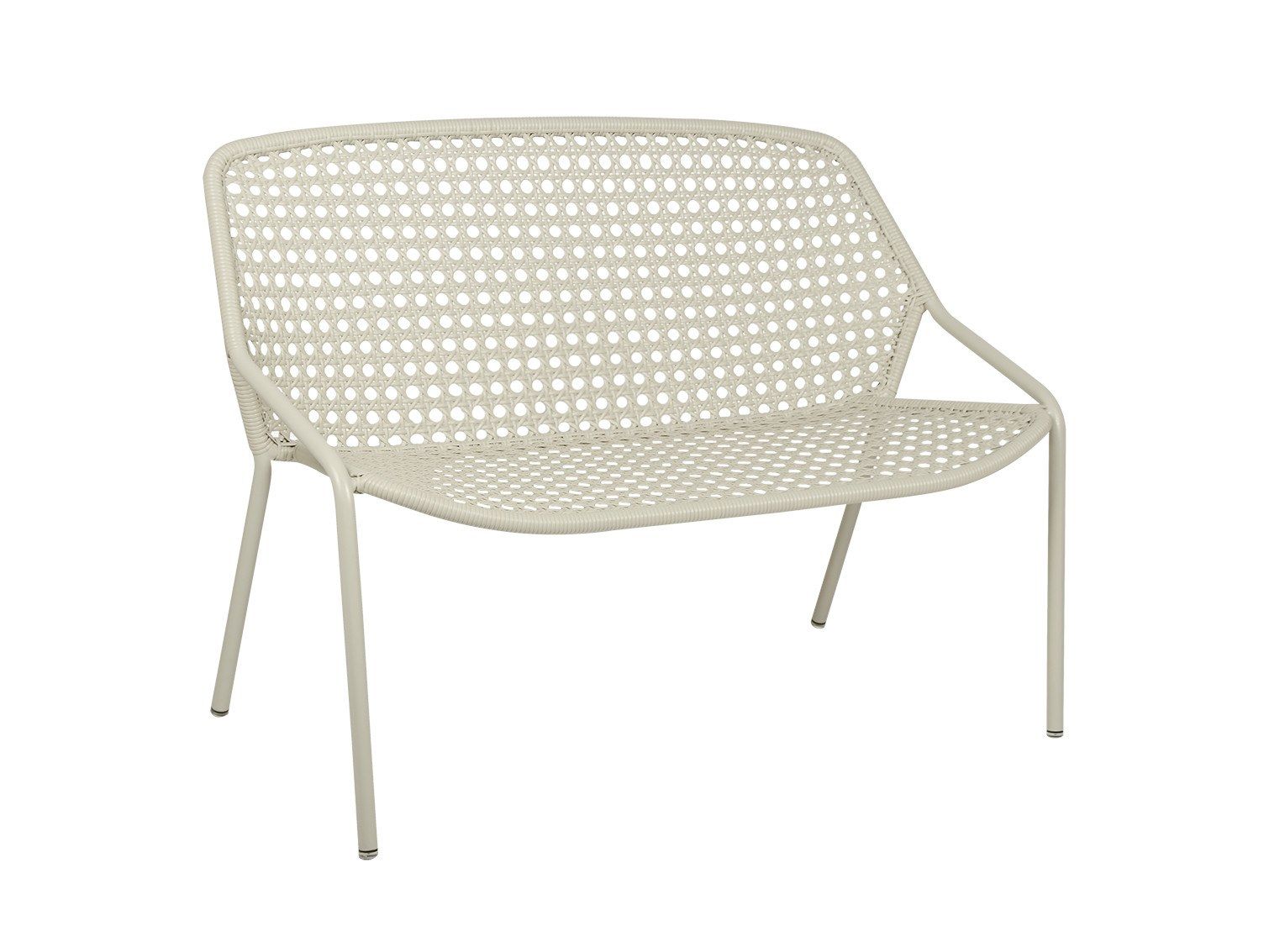 Алюминиевая садовая скамейка со спинкой Fermob CROISETTE ARCH-00070121 - Вид №3