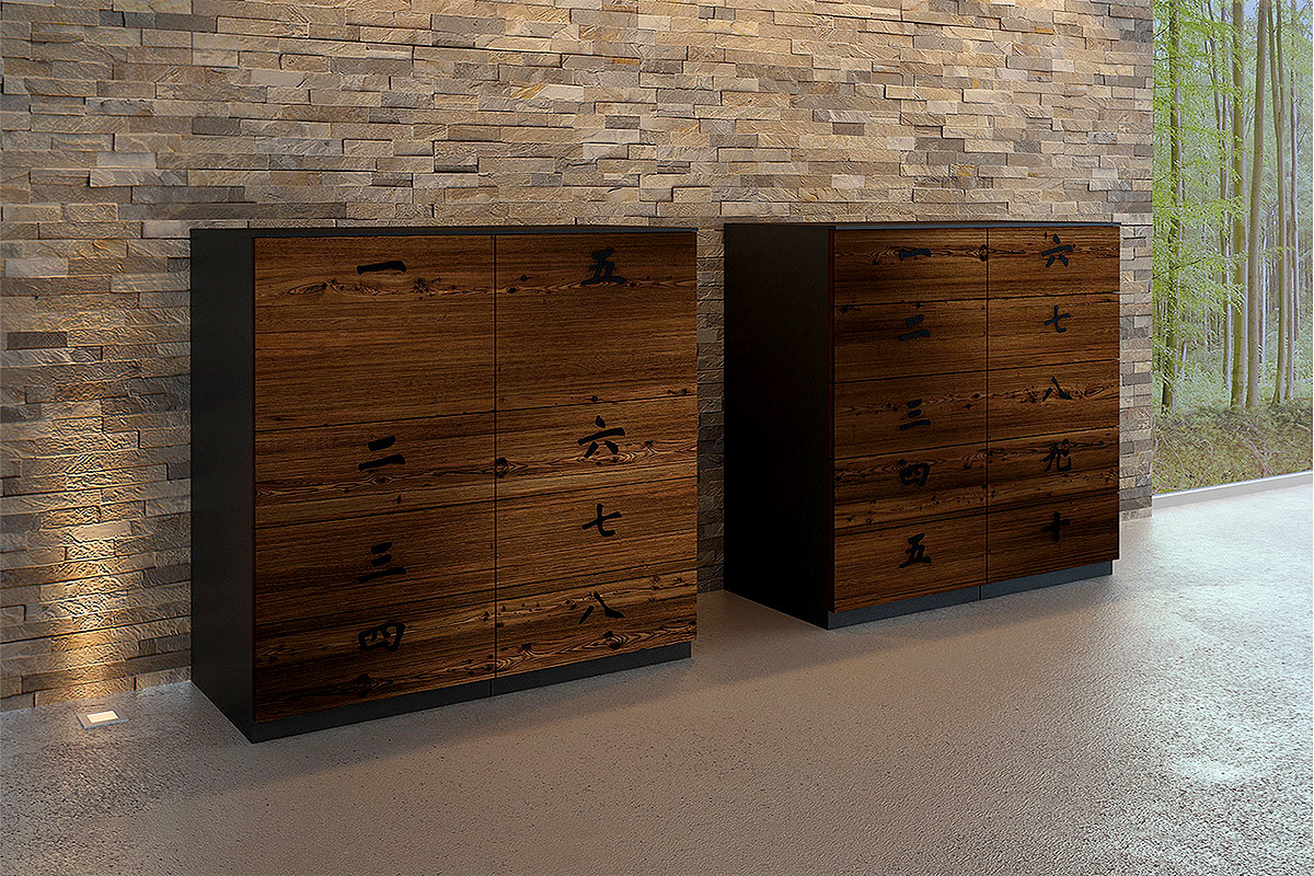 Комод XIAN EMMEBI MXAA + MXRI  - Вид №1