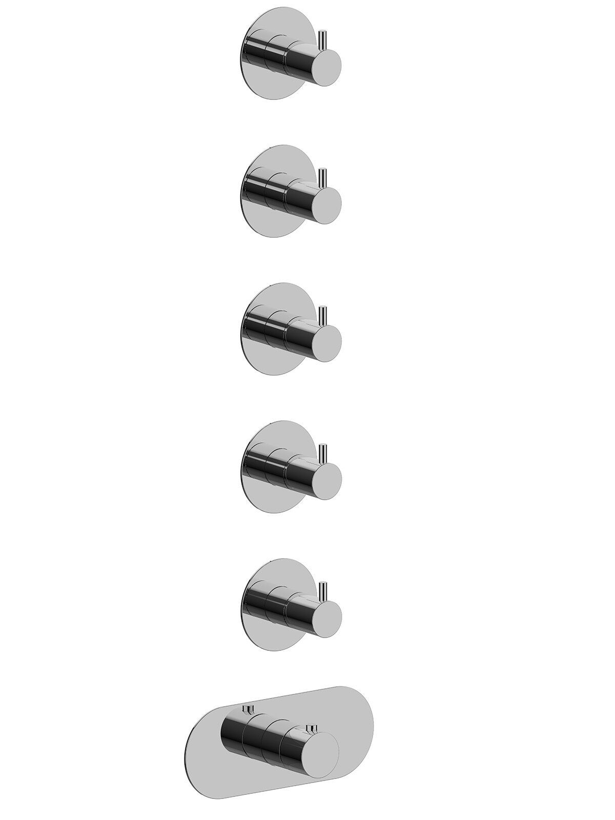 Термостатический смеситель для душа Rubinetterie Frattini отдельная эстетика ARCH-00124693 - Вид №1