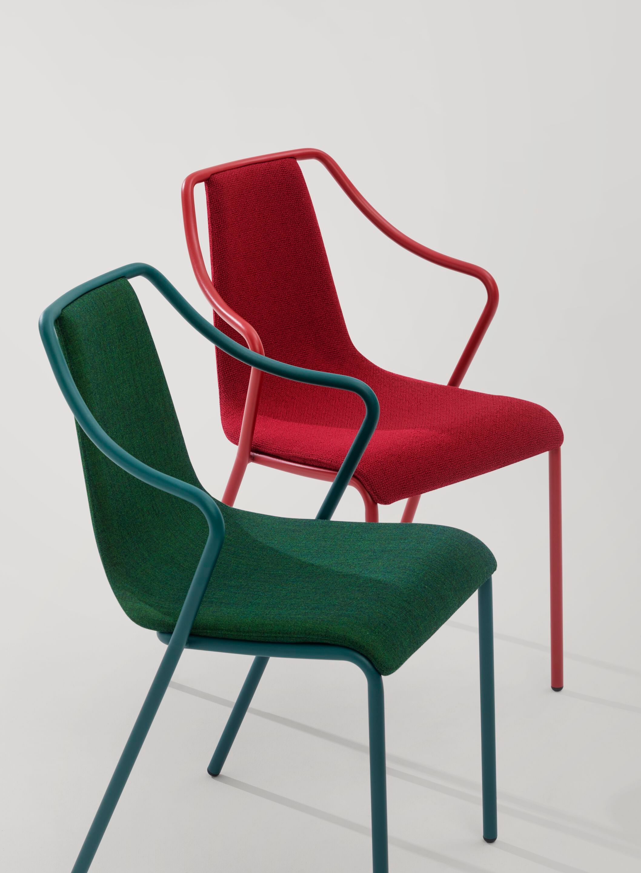 Стальной штабелируемый стул Midj ARCH-00086501 - Вид №3