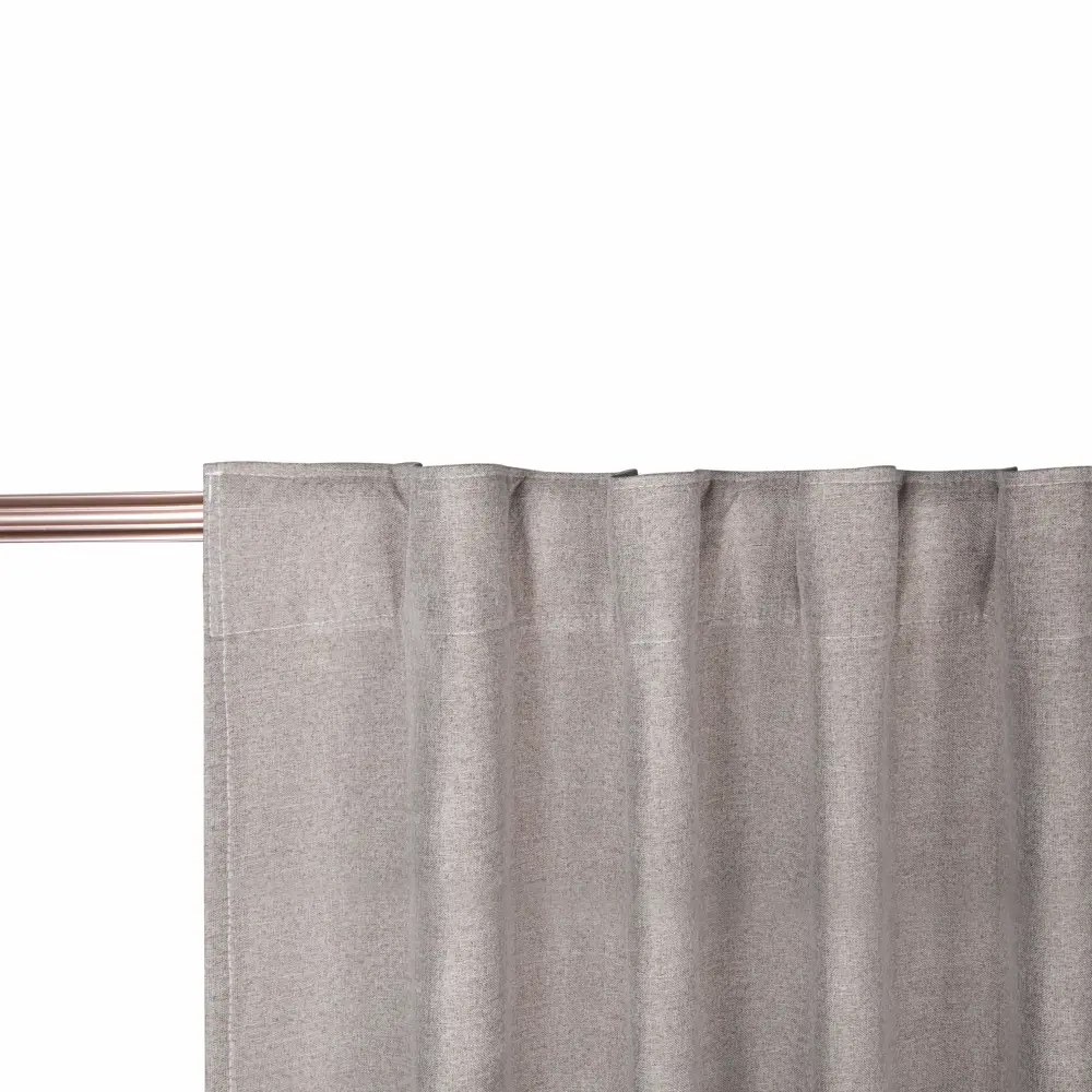 Штора на ленте Ника 200x270 см цвет бежевый СТОЛИЦА ТЕКСТИЛЯ STLM-2144091 - Вид №6