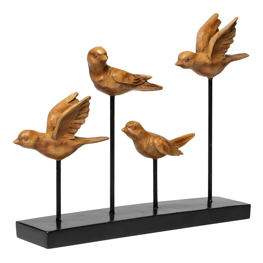 Статуэтка Птицы смола черный 24 см Santreyd STLM-2164356 - Вид №1