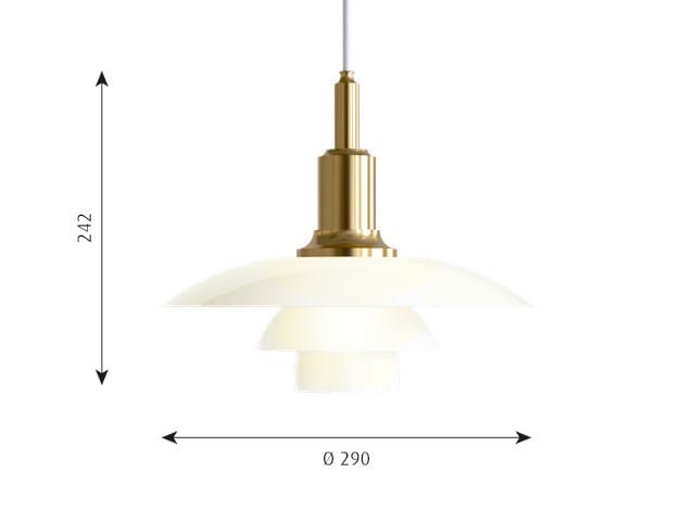 Подвесной светильник из опалового стекла Louis Poulsen ARCH-00099809 - Вид №10