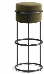 COR Барный стул из ткани с подставкой для ног Drop