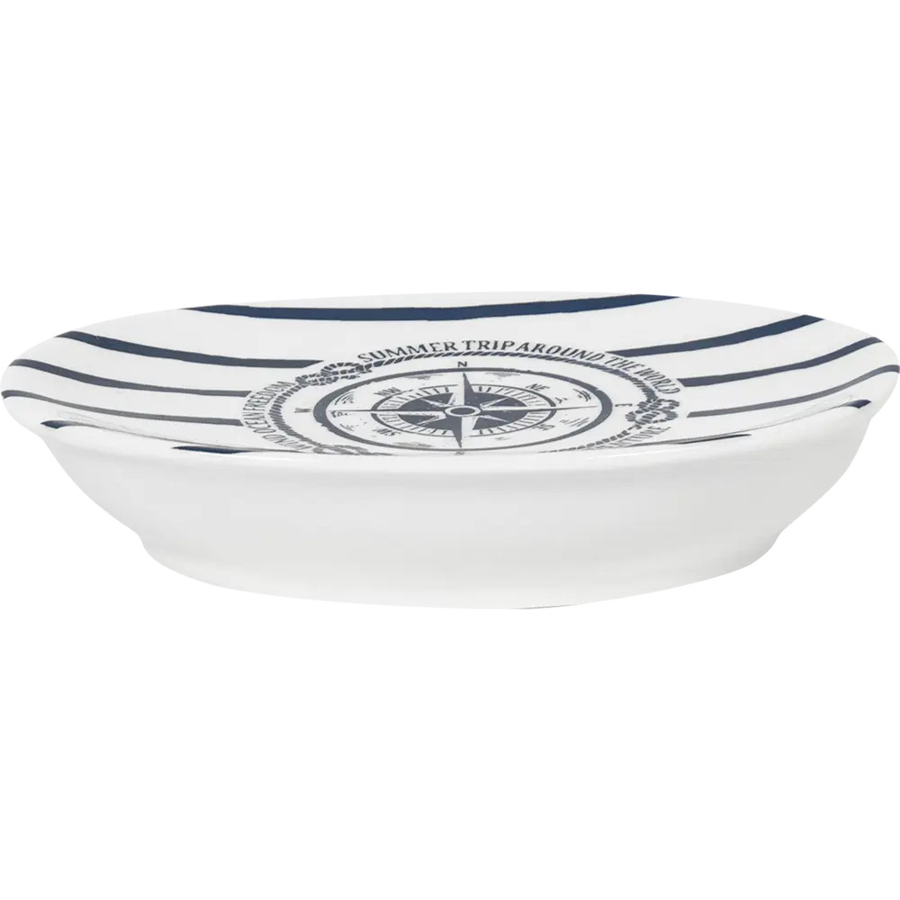 Мыльница Adventure керамика цвет белый/синий VERRAN STLM-2178409