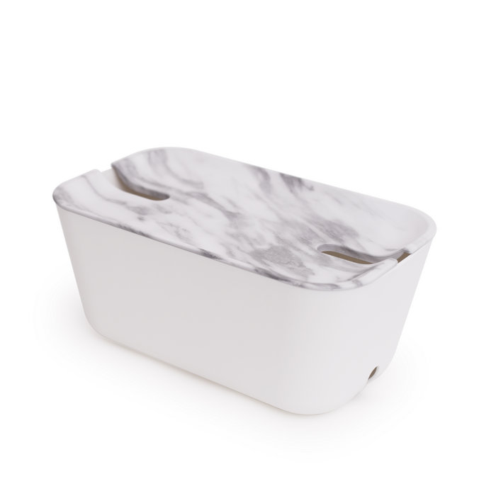 Органайзер серо-белый для проводов средний Hideaway BOSIGN  00-3872103 Белый;серый  - Вид №1