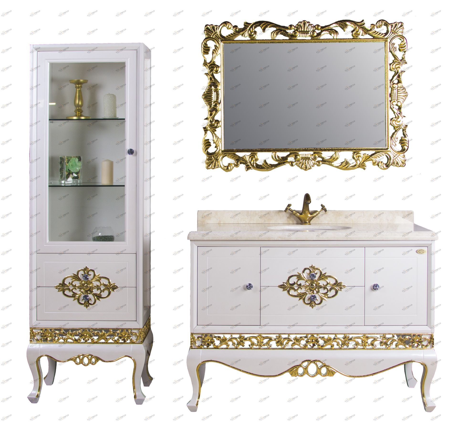 Зеркало VERSAILLES арт. BDF-A2039 золото Tessoro BDFA2039MG