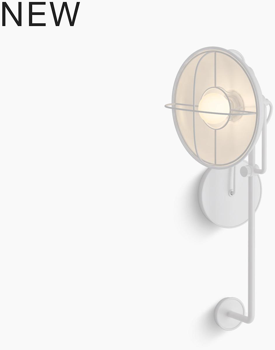 KOHLER Современная ферма бра раздвижной с одной лампой K-23667-SC01-WHL  - Вид №3