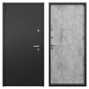 Дверь входная металлическая Норда 880 мм левая цвет арт светло-серый