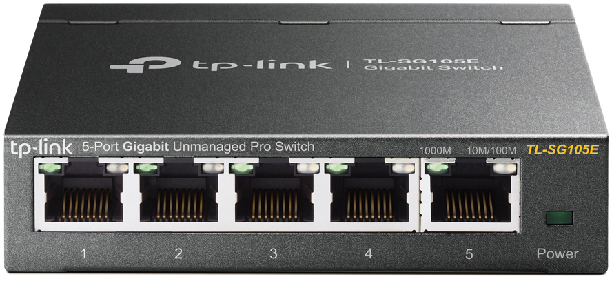 TL-SG105E 5-port gigabit desktop easy smart switch, 5 10/100/1000mbps rj45 ports TP-Link Santreyd 