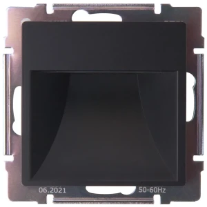 Светильник точечный светодиодный встраиваемый Werkel А045382 под отверстие 7.1 см нейтральный белый свет цвет черный